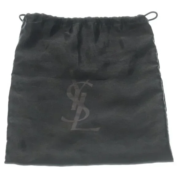 Saint Laurent Yves Star Motif Chain Shoulder Bag Black - Picture 6 of 6